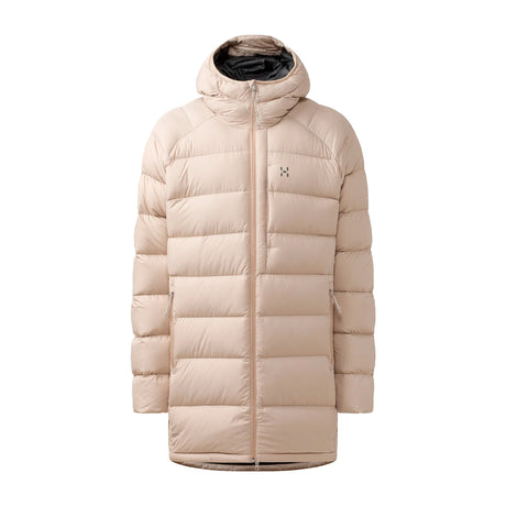 haglöfs pitkä untuvatakki, beige