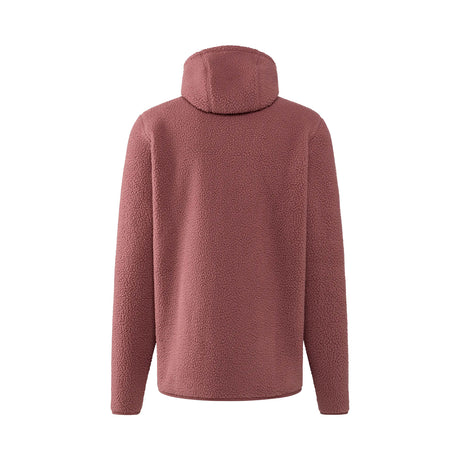 haglöfs pörröinen fleecetakki hupulla, Misty Mauve, selkä