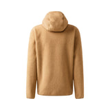 haglofs pörröinen fleecetakki hupulla, vaaleanruskea, selkä