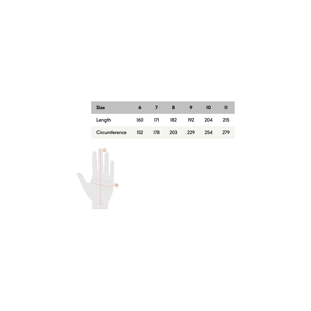 haglöfs sormikkaat kokotaulukko