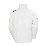 helly hansen crew midlayer sailing jacket valkoisen takin selkäpuoli