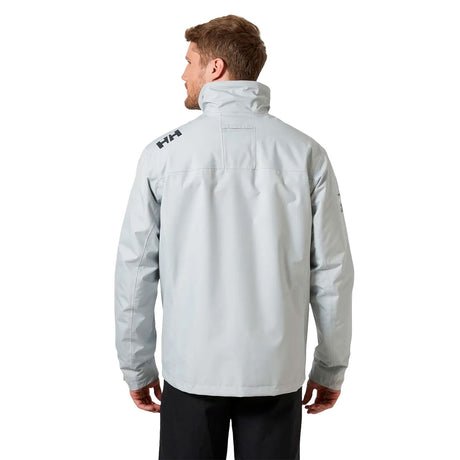 helly hansen crew midlayer jacket 2.0, harmaa, selkä