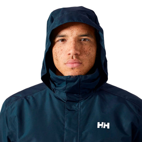 helly hansen primaloft vedenpitävä takki, navy, huppu