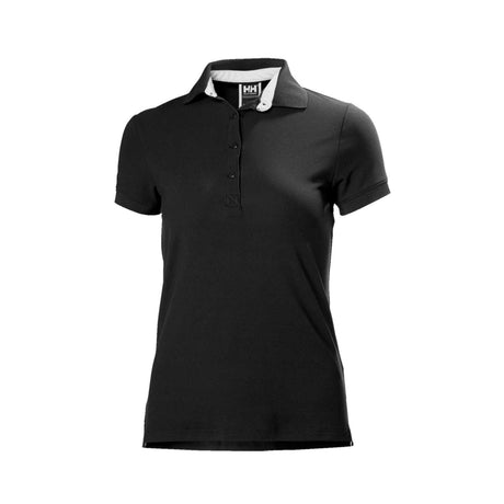 hh Crewline Quick-Dry Polo ebony tummanharmaa