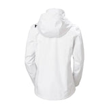 HH naisten crew hooded jacket 2.0, valkoinen, selkä