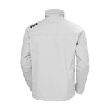 hh crew midlayer jacket 2.0, harmaa, selkä