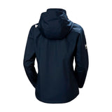 hh naisten crew hooded jacket 2.0, navy