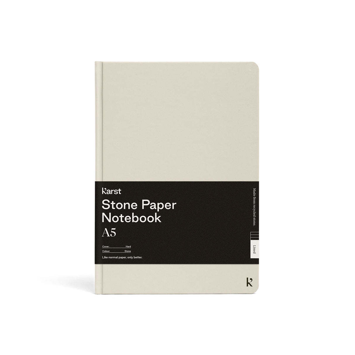 Karst muistikirja A5, kovakantinen, stone