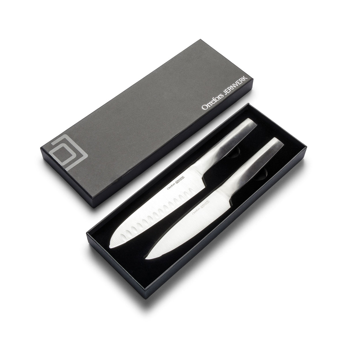keittiöveitsisetti, 2 kpl,  orrefors jernverk, lahjapakkaus