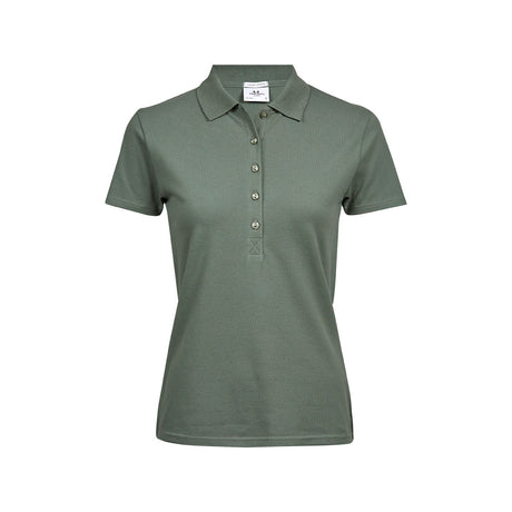 leaf vihreä tee jays naisten luxury stretch polo