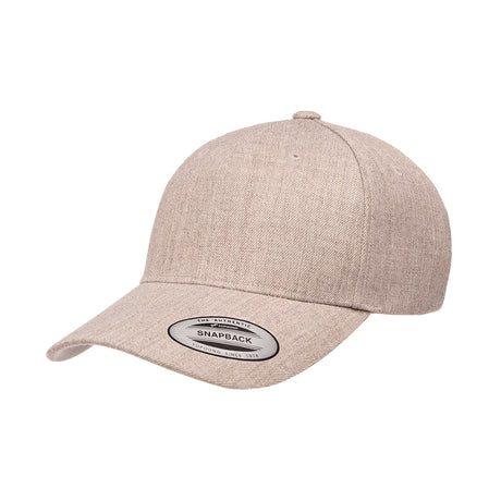 meleerattu harmaa 5-panel baseball snapack lippis