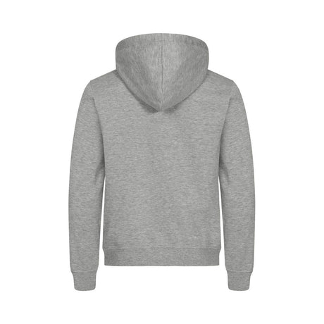 meleerattu harmaa clique Miami Hoody Full Zip, selkä