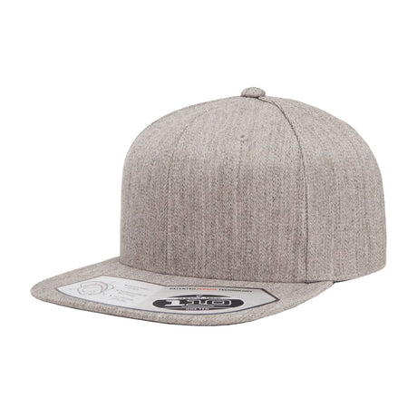 meleerattu harmaa flexfit 110 premium snapback lippis