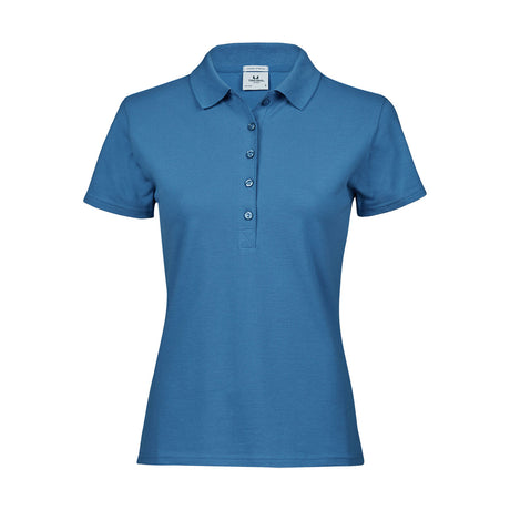 merensininen tee jays naisten luxury stretch polo