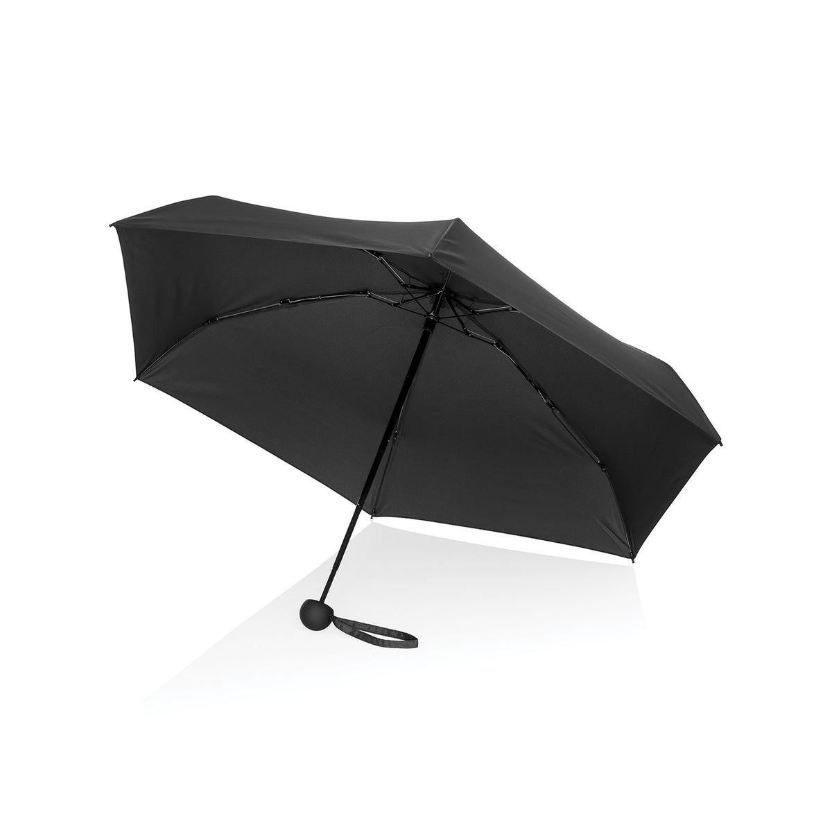 mini sateenvarjo 19.5", musta