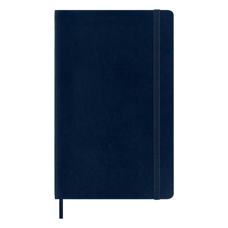 moleskine classic large pehmeäkantinen muistikirja safiirin sininen