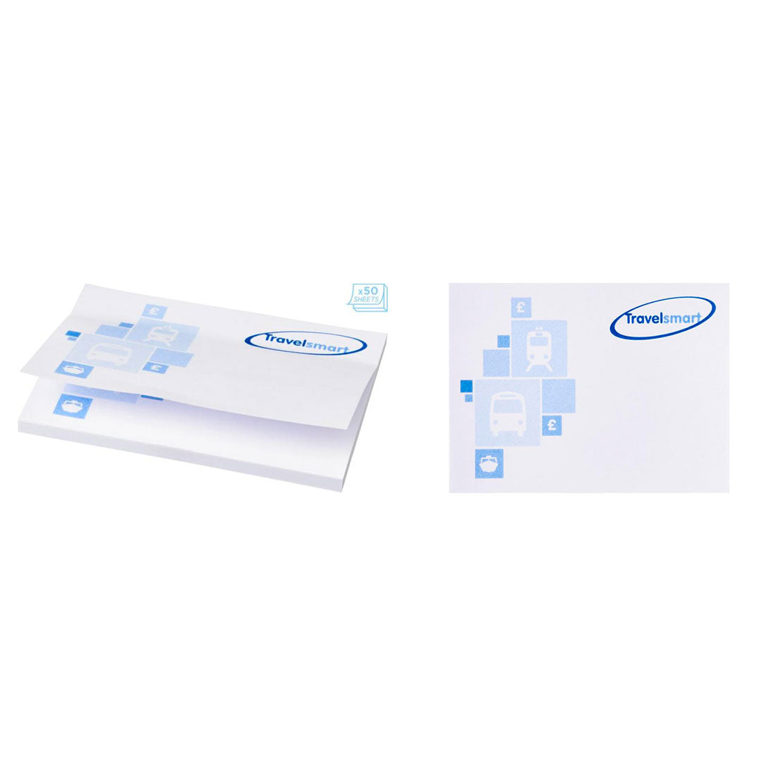 muistilaput 100x75 mm, valkoinen paperi