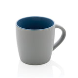 kaksivärinen muki 300 ml, harmaa ulkopinta ja pantone 2160C sisäpuoli