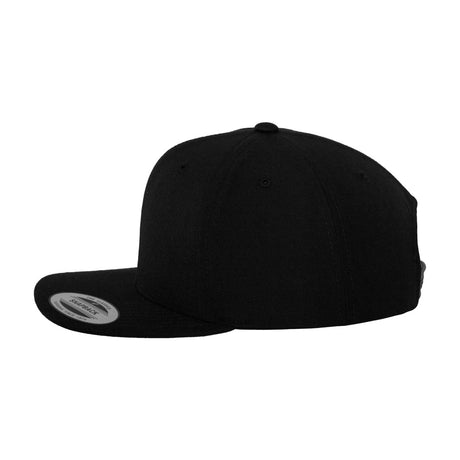 musta  YP Classics premium snapback, sivuprofiili