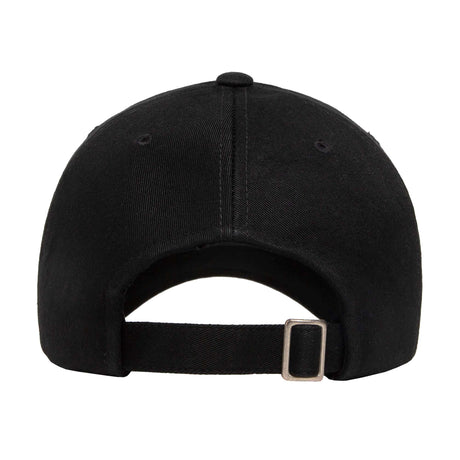 musta YP Classics Ecowash Dad cap lippis, takaosa