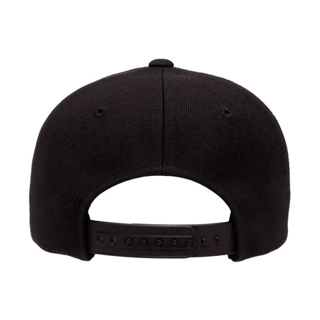 musta Baseball snapback lippis, lippiksen takaosa