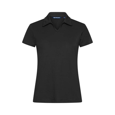 musta naisten Virtue Polo V-neck