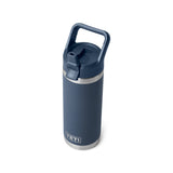navy Yeti Rambler juomapullo pillillä 532 ml