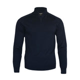 nimbus Brighton 1/4-Zip puuvillaneule vetoketjulla, tummansininen