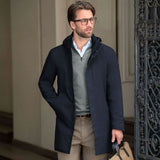 Eldridge Men, miesten 3/4 takki, navy