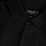 nimbus brighton miesten neule poolo, musta, pikee kaulus