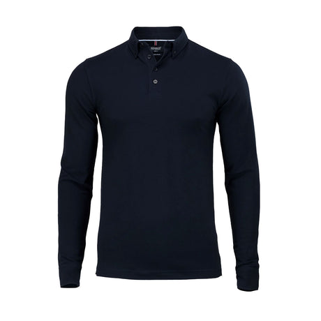 nimbus carlington dark navy pitkähihainen pikeepaita