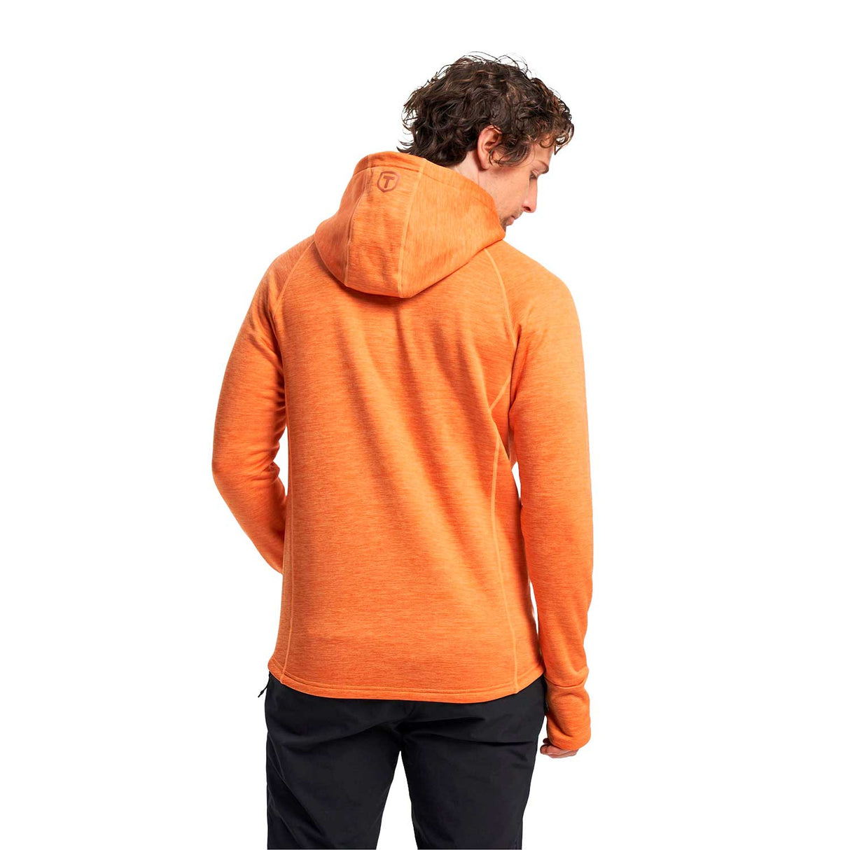 oranssi TXlite Midlayer Hoodie Men, selkä