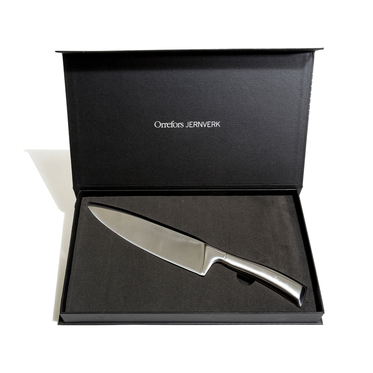 orrefors Jernverk kokkiveitsi lahjapakkauksessa
