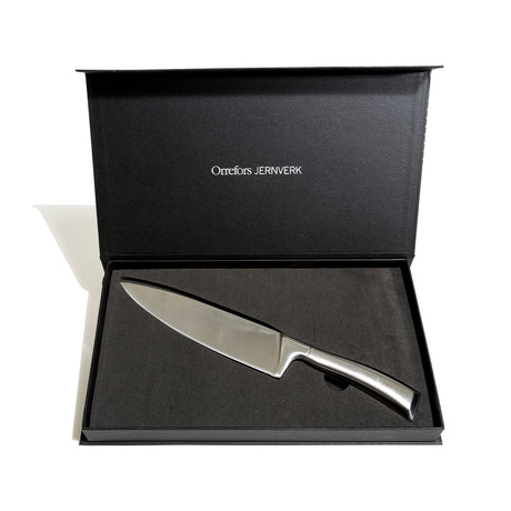 orrefors Jernverk kokkiveitsi lahjapakkauksessa