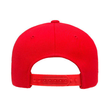 punainenBaseball snapback lippis, lippiksen takaosa