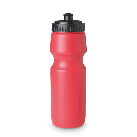 punainen urheilujuomapullo painatuksella, 700 ml 