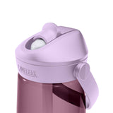 purple sky violetti camelbak Thrive Flip Straw Bottle 1L juomapullo, pilli taitettuna