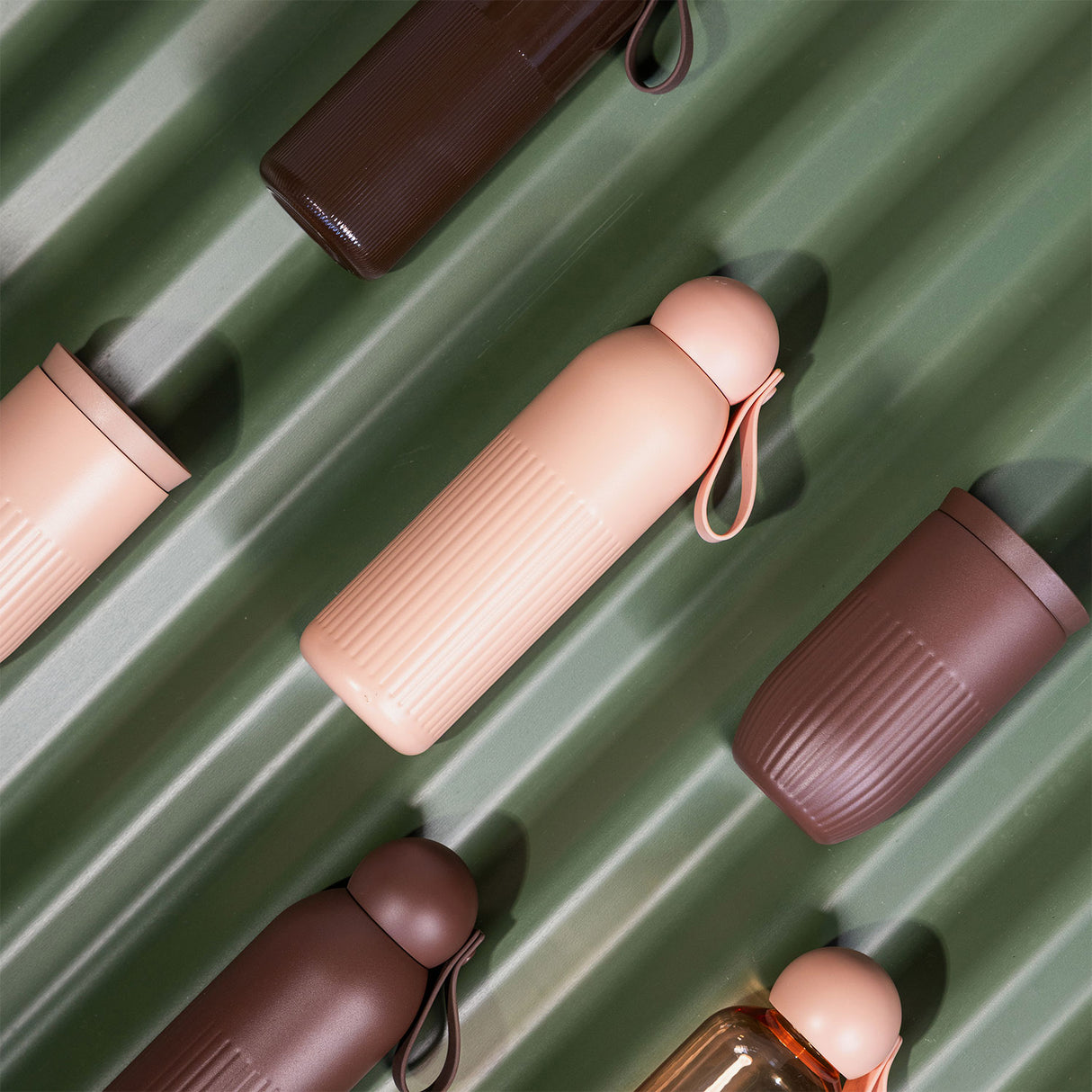 roosa sagaform tekla termosjuomapullo 500 ml