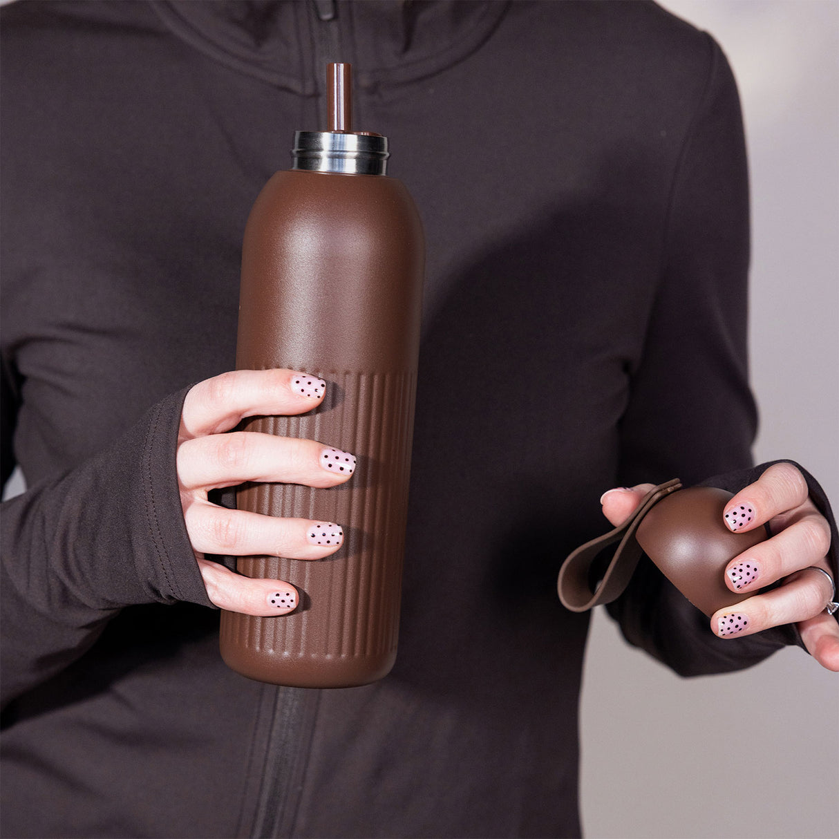 ruskea sagaform tekla termosjuomapullo 500 ml