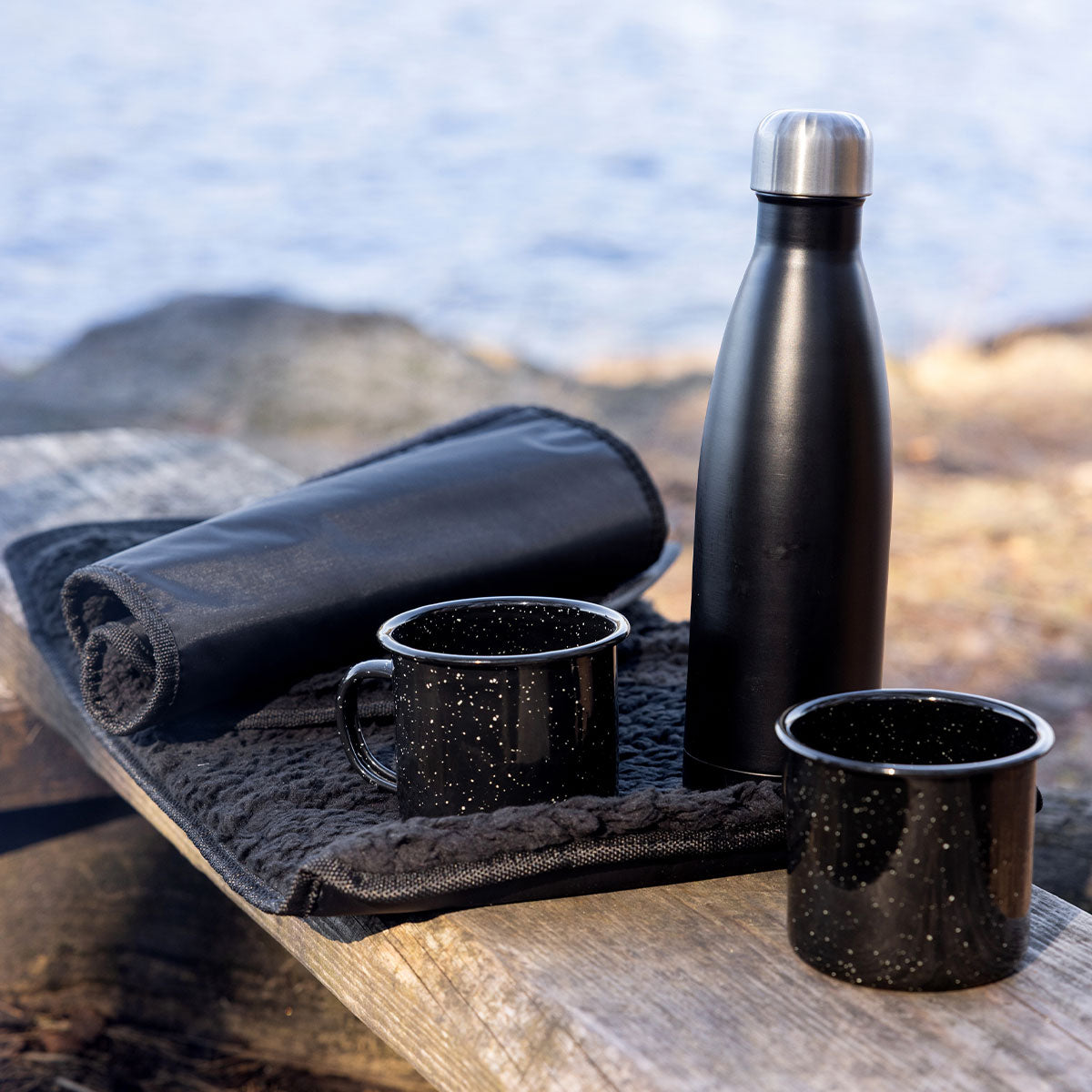 sagaform lahjasetti hetki luonnossa, musta