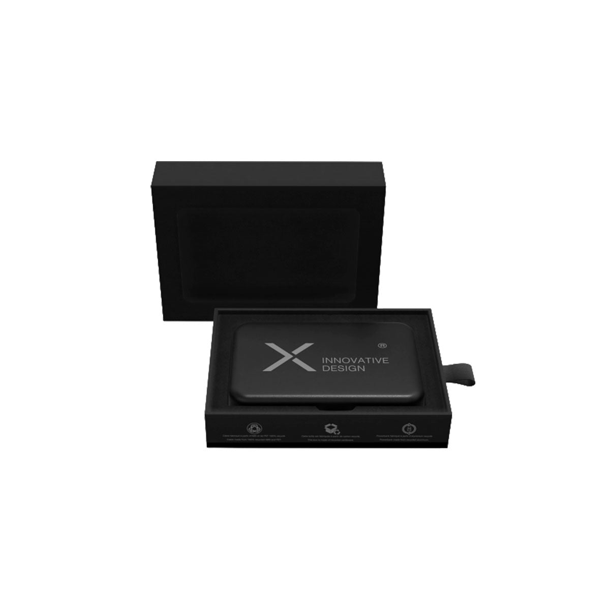 scx.design P41 powerbank, lahjapakkaus