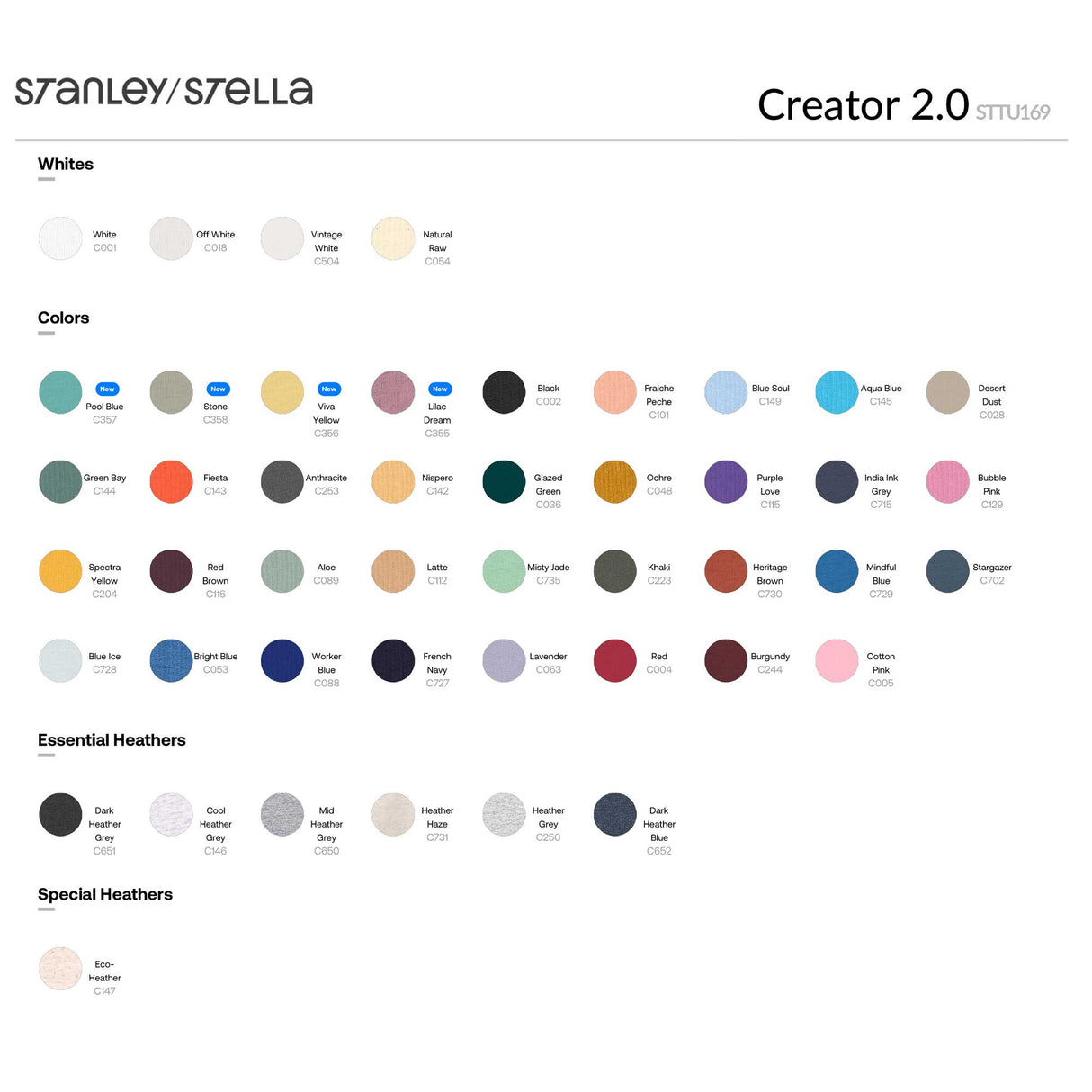 stanley stella creator 2.0 värivaihtoehdot STTU169