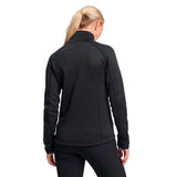 tenson TXlite Midlayer Full Zip Woman musta, selkä