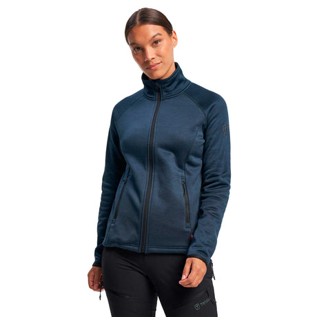 tenson TXlite Midlayer Full Zip Woman tummansininen