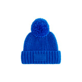 toasty patch beanie, luminous blue