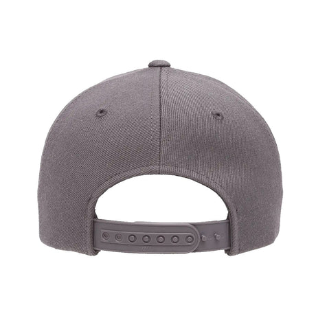 tummanharmaa Baseball snapback lippis, lippiksen takaosa