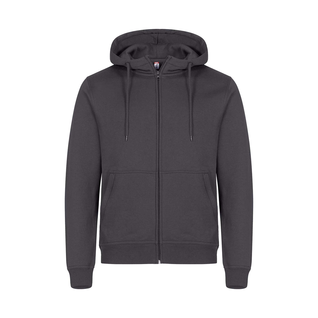 tummanharmaa clique Miami Hoody Full Zip