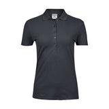 tummanharmaa tee jays naisten luxury stretch polo