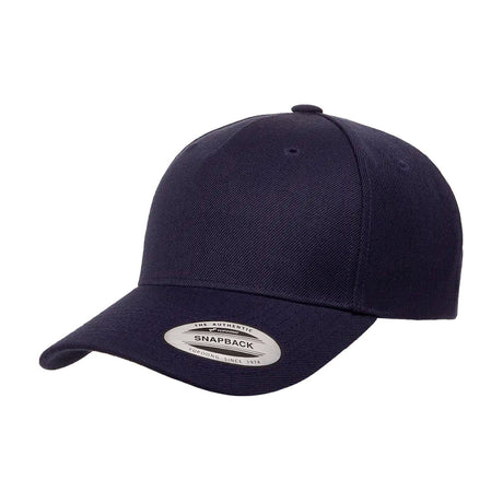 tummansininen 5-panel baseball snapack lippis