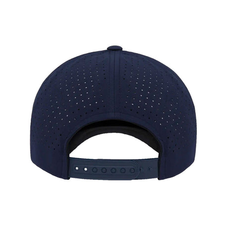 tummansininen YP Classics 5-panel perforoitu snapback lippis, takaosa